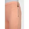 Skinny jeans with zipper