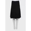 High waist pleated skirt