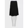 High waist pleated skirt