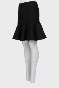 Godet skirt in floral print