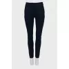 Blue high waist trousers