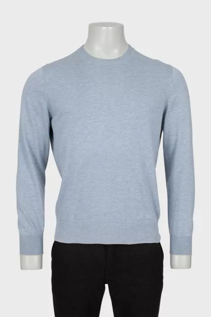 Men's cotton and cashmere jumper