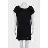 Knitted dress with a loose fit