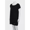 Knitted dress with a loose fit
