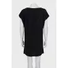 Knitted dress with a loose fit