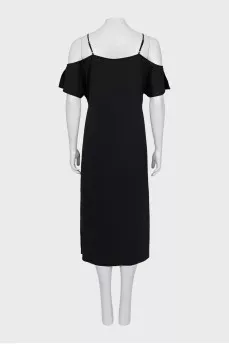 Dress with straps decorated with chain