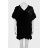 Loose fit velour dress