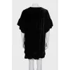 Loose fit velour dress