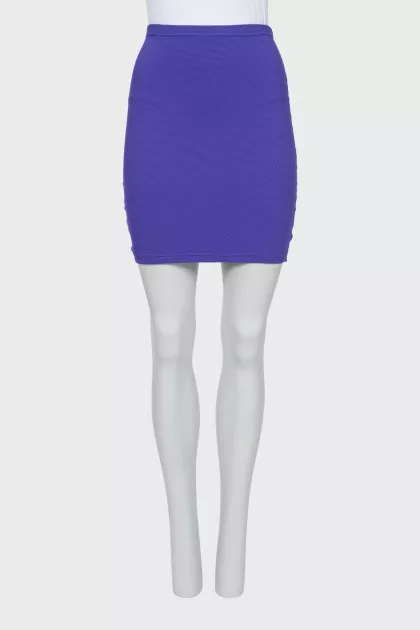 Purple bodycon skirt