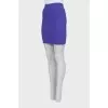 Purple bodycon skirt