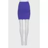 Purple bodycon skirt