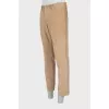 Men's beige corduroy trousers