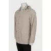 Men's gray jacket with pockets