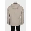 Men's gray jacket with pockets