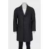 Men's coat in gray
