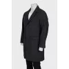 Men's coat in gray