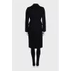 Fitted wool coat