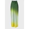 Gradient Print Tie Skirt