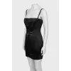 Black Corset Dress with Straps