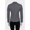 Jacket in geometric print
