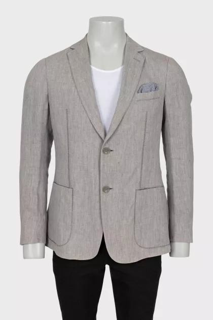 Men's linen jacket
