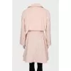 Pink fitted trench coat
