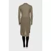 Long cardigan without fastening