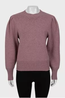 Purple slim fit sweater