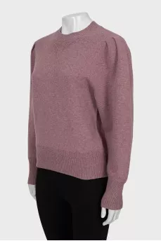 Purple slim fit sweater