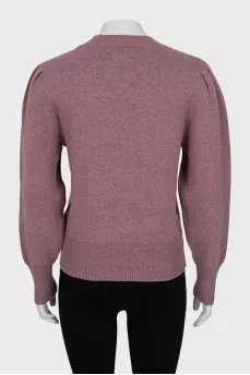 Purple slim fit sweater