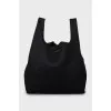Black shopper bag