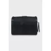 Crossbody bag with gold logo