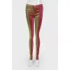 Green-pink jeans