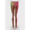 Green-pink jeans