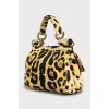 Textile bag in animal print