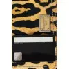 Textile bag in animal print