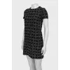 Tweed dress with tag