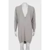 Loose cashmere dress