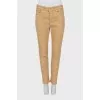 Skinny jeans in beige