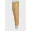 Skinny jeans in beige