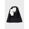 Textile mini bag with tag