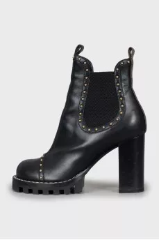 Star Trail Beaded Ankle Boots