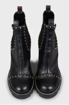 Star Trail Beaded Ankle Boots