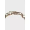 Necklace with artificial pearls