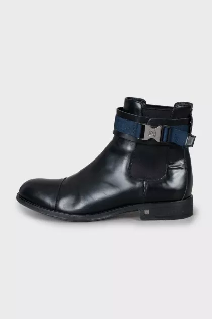 Mens Chelsea Boots With Buckle