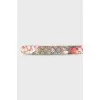 Floral Print Canvas Belt