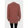 Striped Cashmere Cardigan