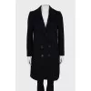 Fitted wool coat