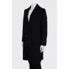 Fitted wool coat