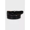 Men's Patent Leather Belt